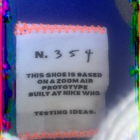 Nike Air Zoom Type SE White Royal Blue Men's Sneakers Size 8 - Picture 10 of 13